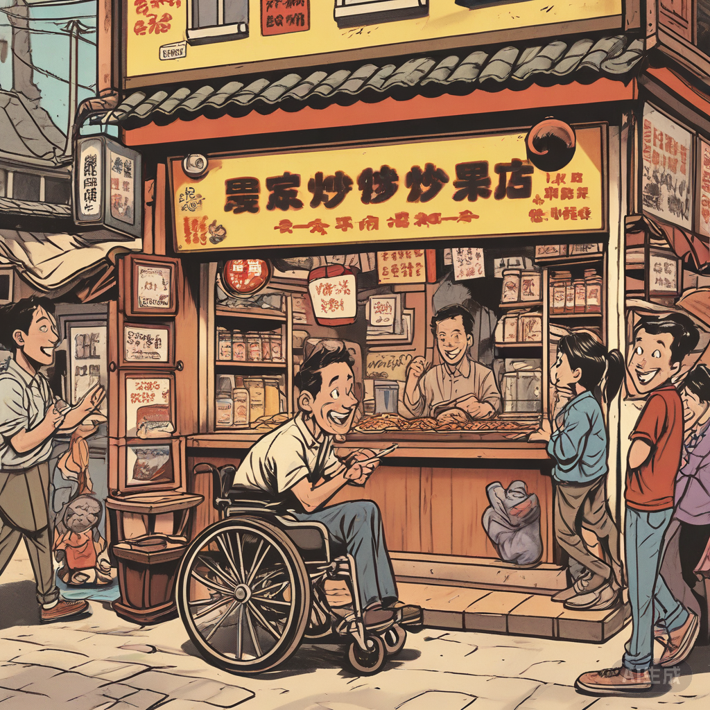 温情调解，，，，，，，，守护残疾炒货店老板