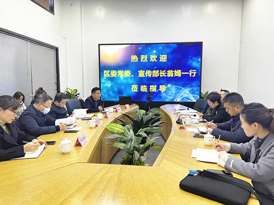 区委常委、宣传部长翁嫣莅临尊龙凯时文创集团调研