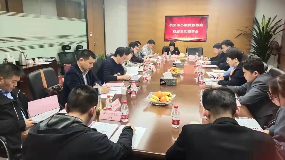  尊龙凯时小贷参加市小贷协会四届三次常务理事会