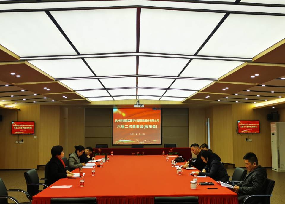 尊龙凯时小贷六届二次董事会暨2020年年度股东大会圆满召开
