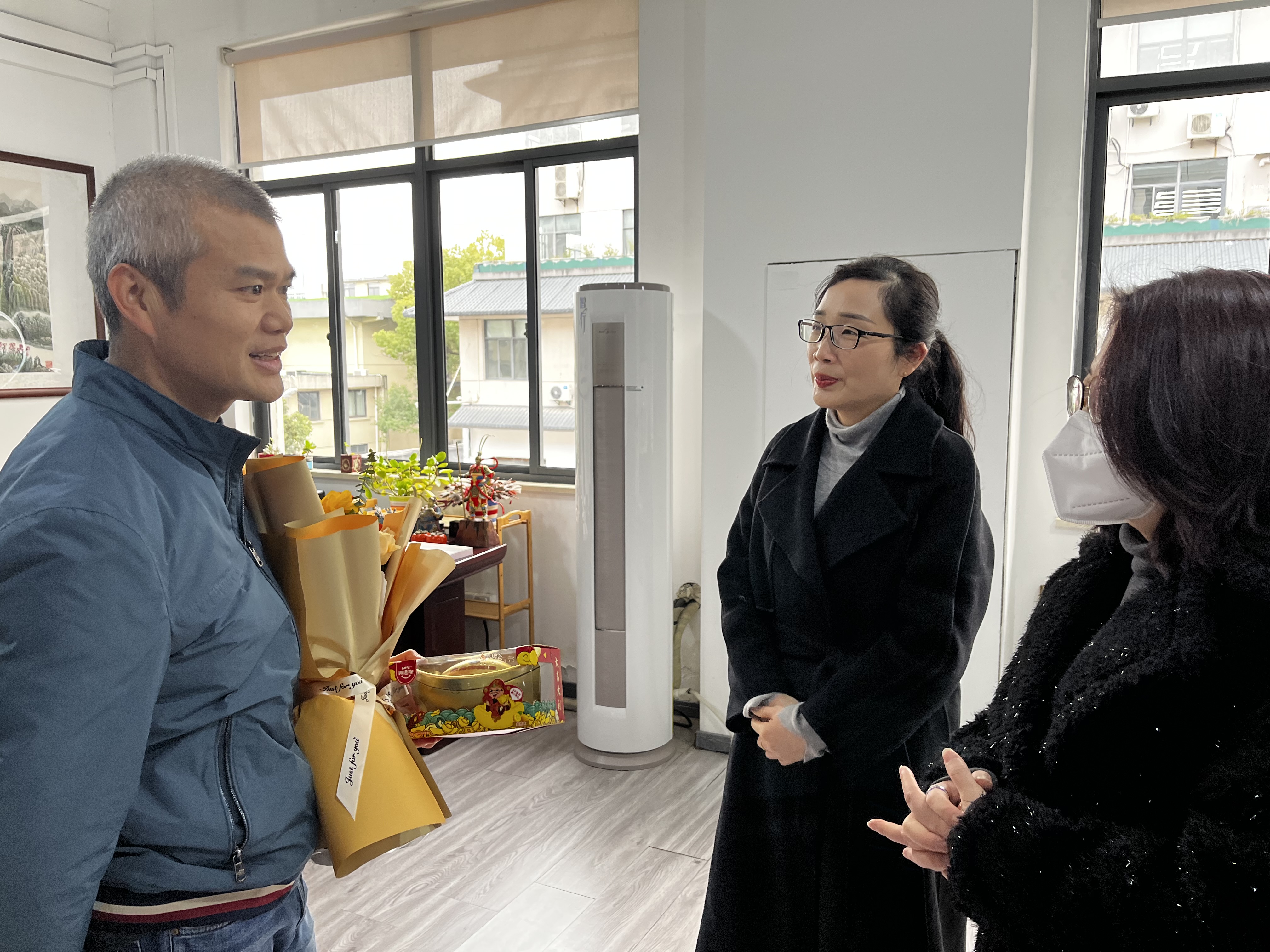 问需访企业、促膝话发展——尊龙凯时文创集团开展新春企业走访活动